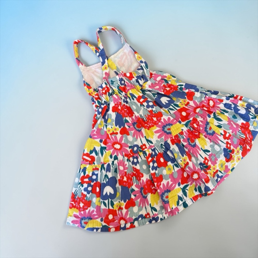Hanna Andersson Multicolor Floral Twirl Dress sz 3T - Picture 2 of 3